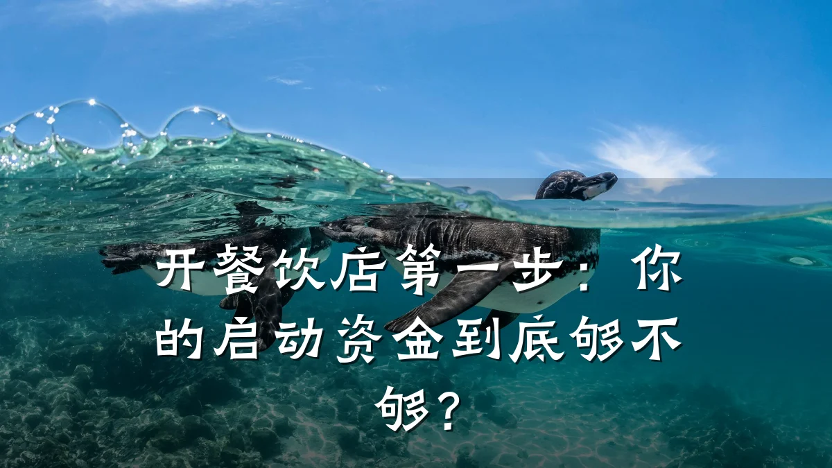 开餐饮店第一步：你的启动资金到底够不够？