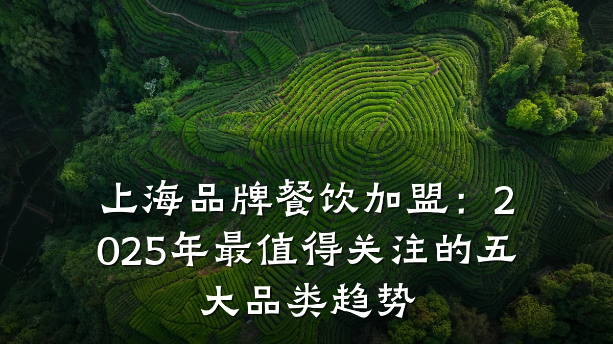 上海品牌餐饮加盟：2025年最值得关注的五大品类趋势