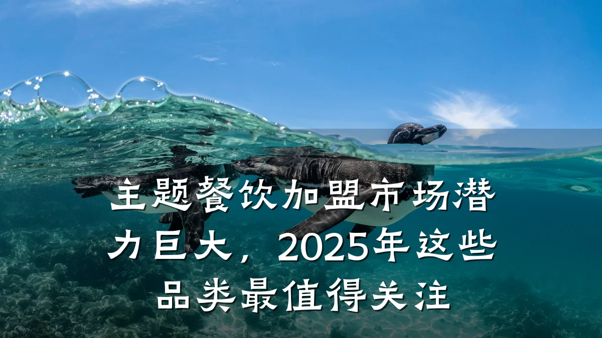 主题餐饮加盟市场潜力巨大，2025年这些品类最值得关注